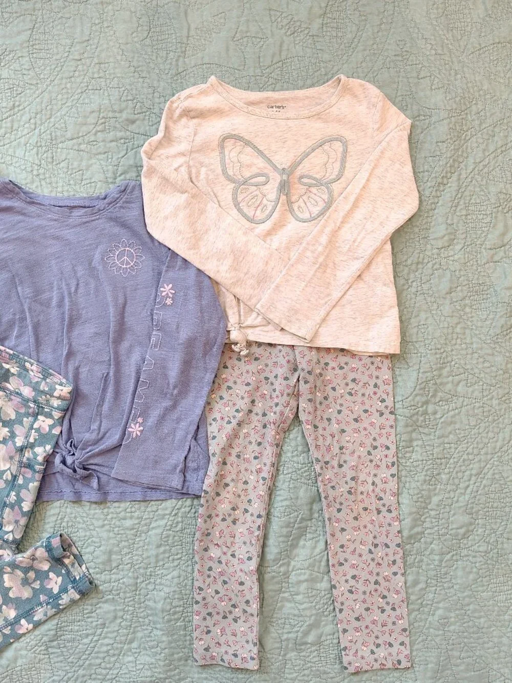 Carter Long Sleeve Sweater, Shirts, & Pants Bundle Size 6